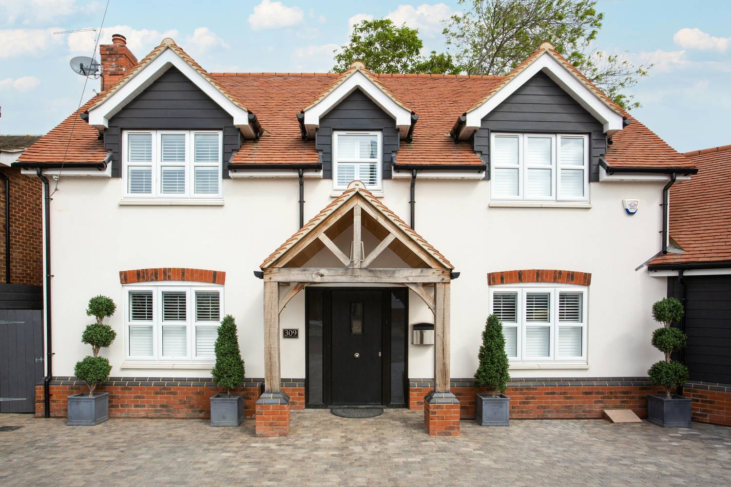 Rendered home near Elgin — example finish