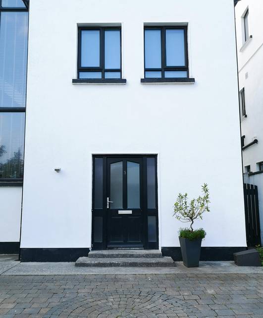 Rendered home near Flint — example finish