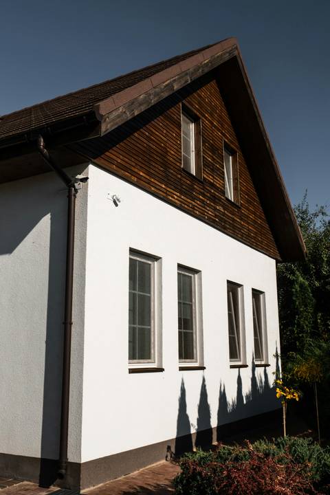 Rendered home near Flint — example finish